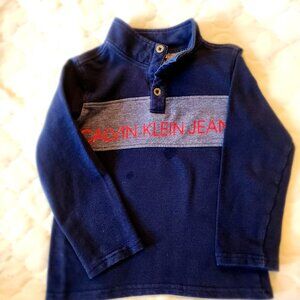 Calvin Klein Jeans pullover Size 6 Blue